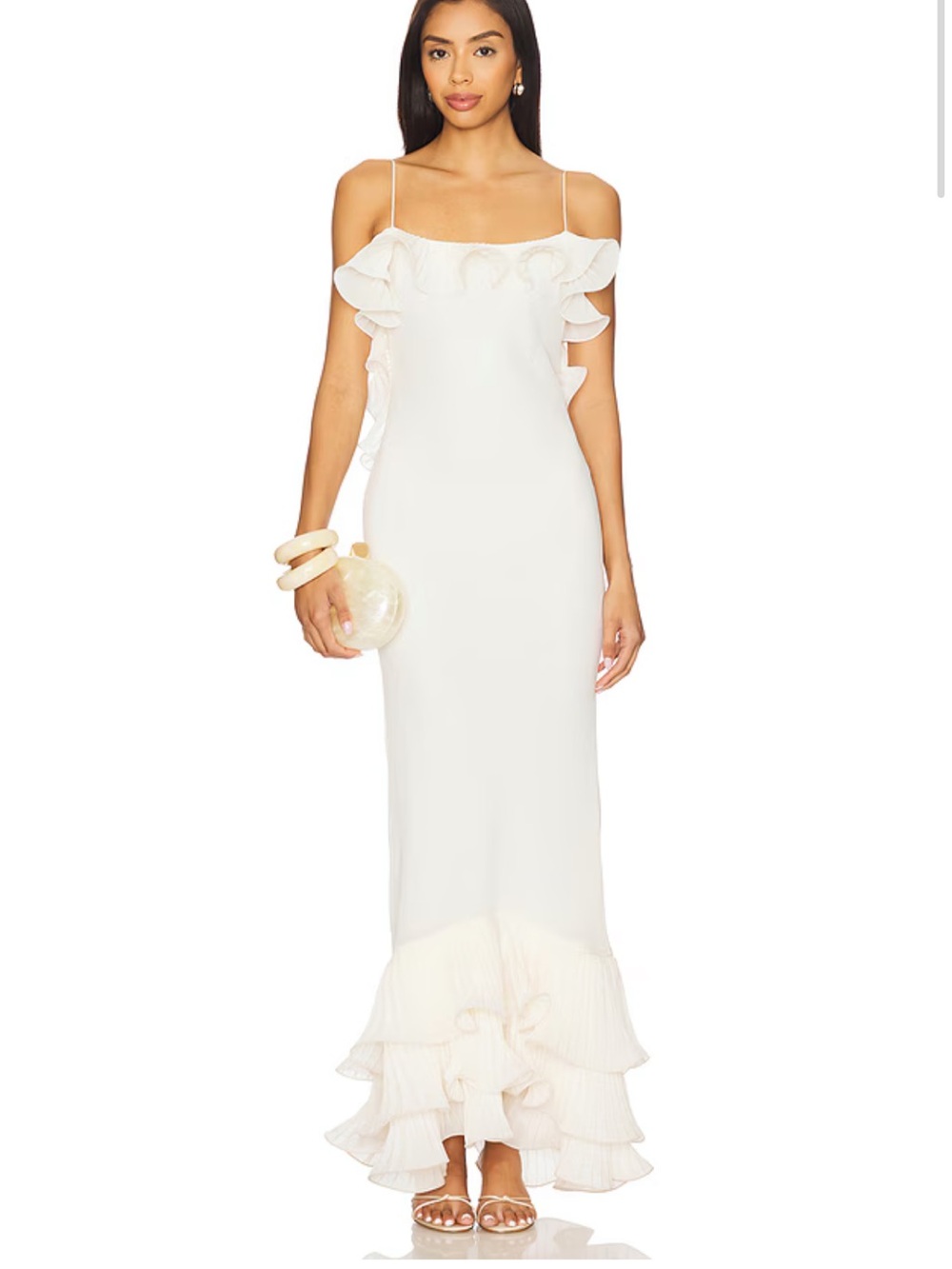 Revolve Delfi Delina Dress in Cream